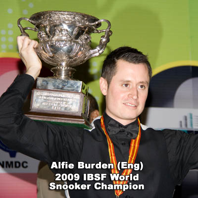 Alfie Burden IBSF Champion